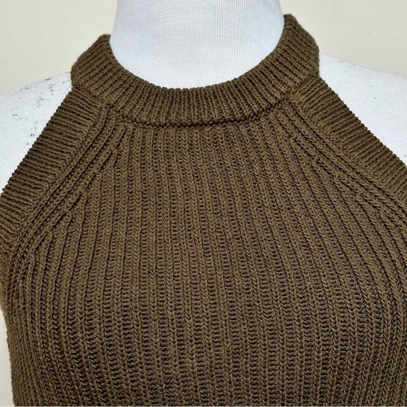 Madewell Valley Sweater Tank olive green size XXS - Picture 8 of 11